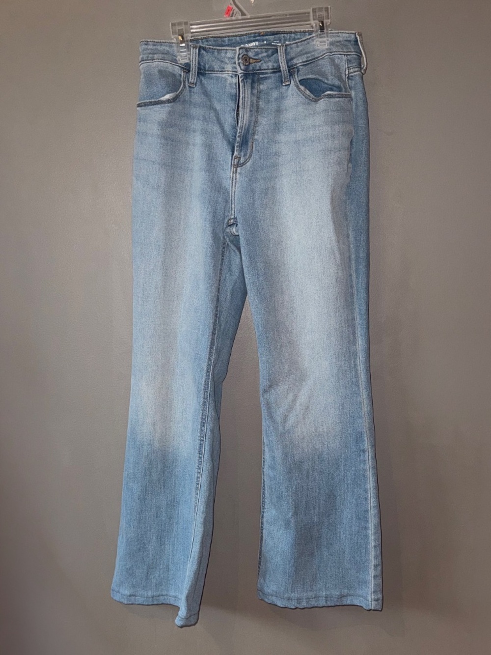 'Old Navy' High-Rise "Wow Flare" Womens Jeans Size 8 Light Wash